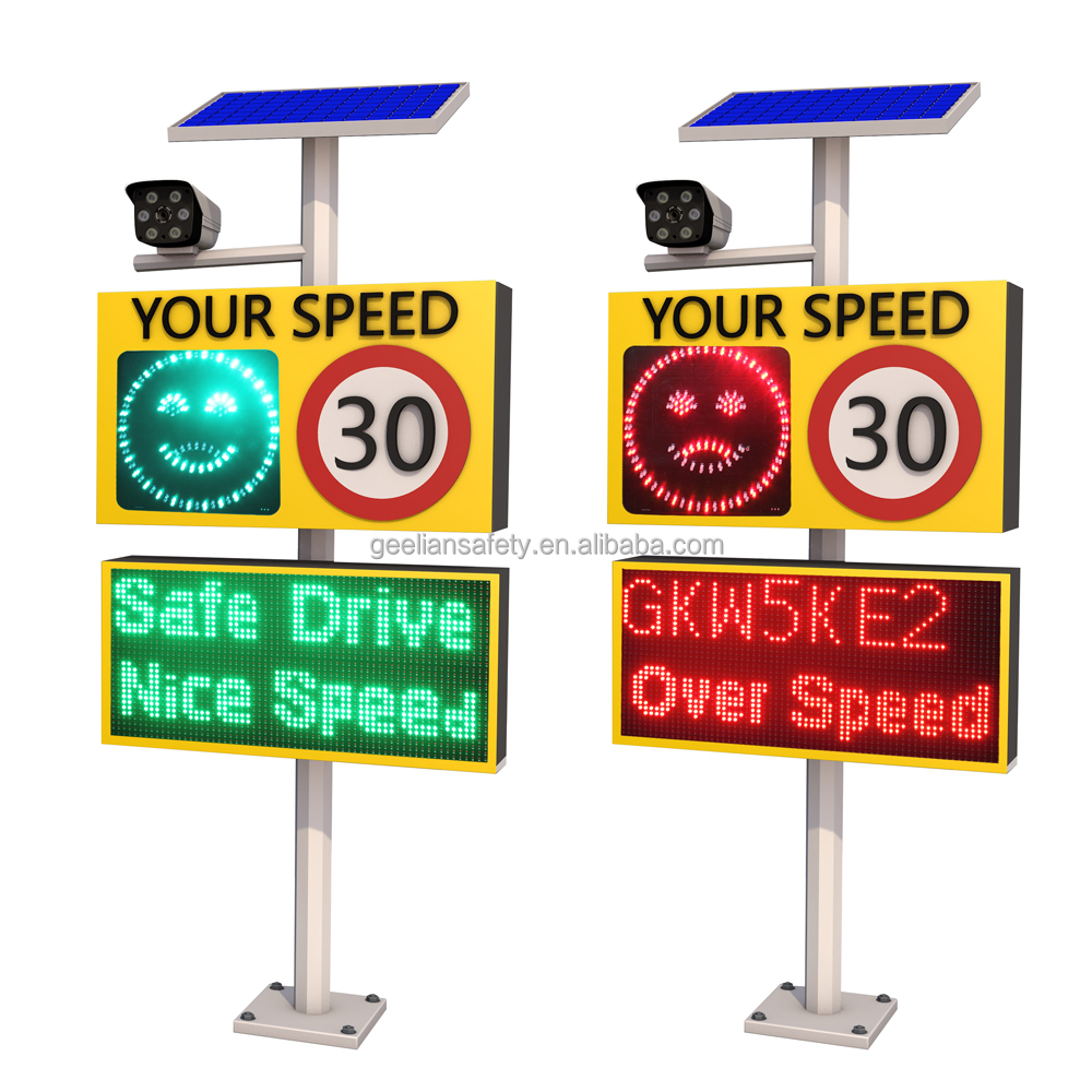 License Plate Display Radar Speed Sign